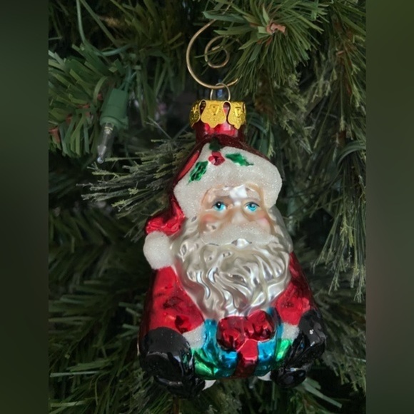 Hand Crafted 4” Santa Claus Christmas Tree Ornament Made In Poland Hand Painted - Picture 9 of 9